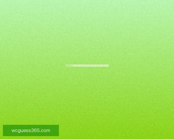 2026世界杯晋级球队全景解析豪强新势力与黑马格局终极展望