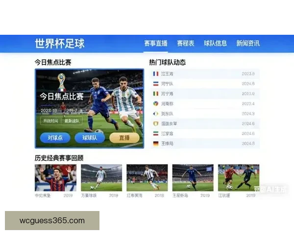 2026世界杯精彩对决全程直播平台在线免费观看指南